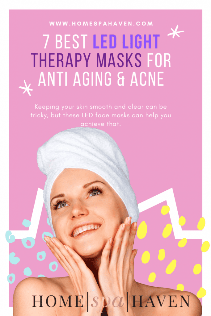 7 Best LED Light Therapy Masks For Anti Aging And Acne HomeSpaHaven